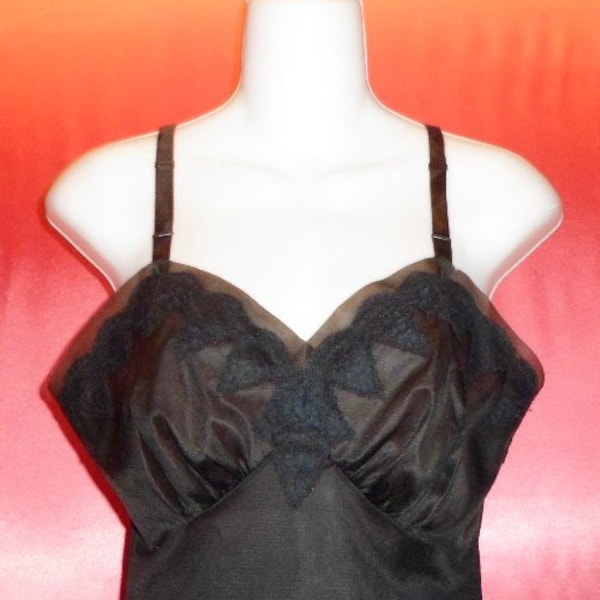 Black Full Slip Etsy