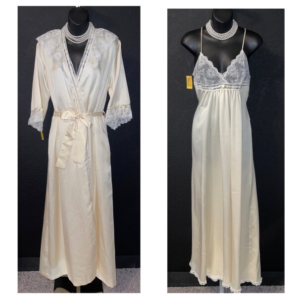 Romantic Nightgown and Robe Etsy