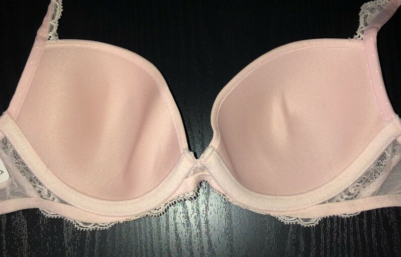 Free USA Shipping Upscale Bra Rose Pink Axelle Mold MARIE JO Haute Luxury Petite Padded & Wired 32A image 7