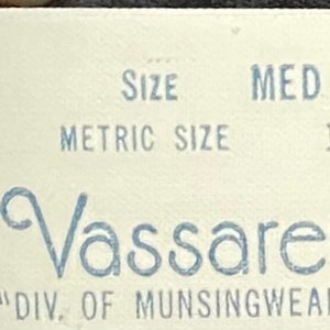 Classic Gothic Vintage Vassarette 1970's Long Black