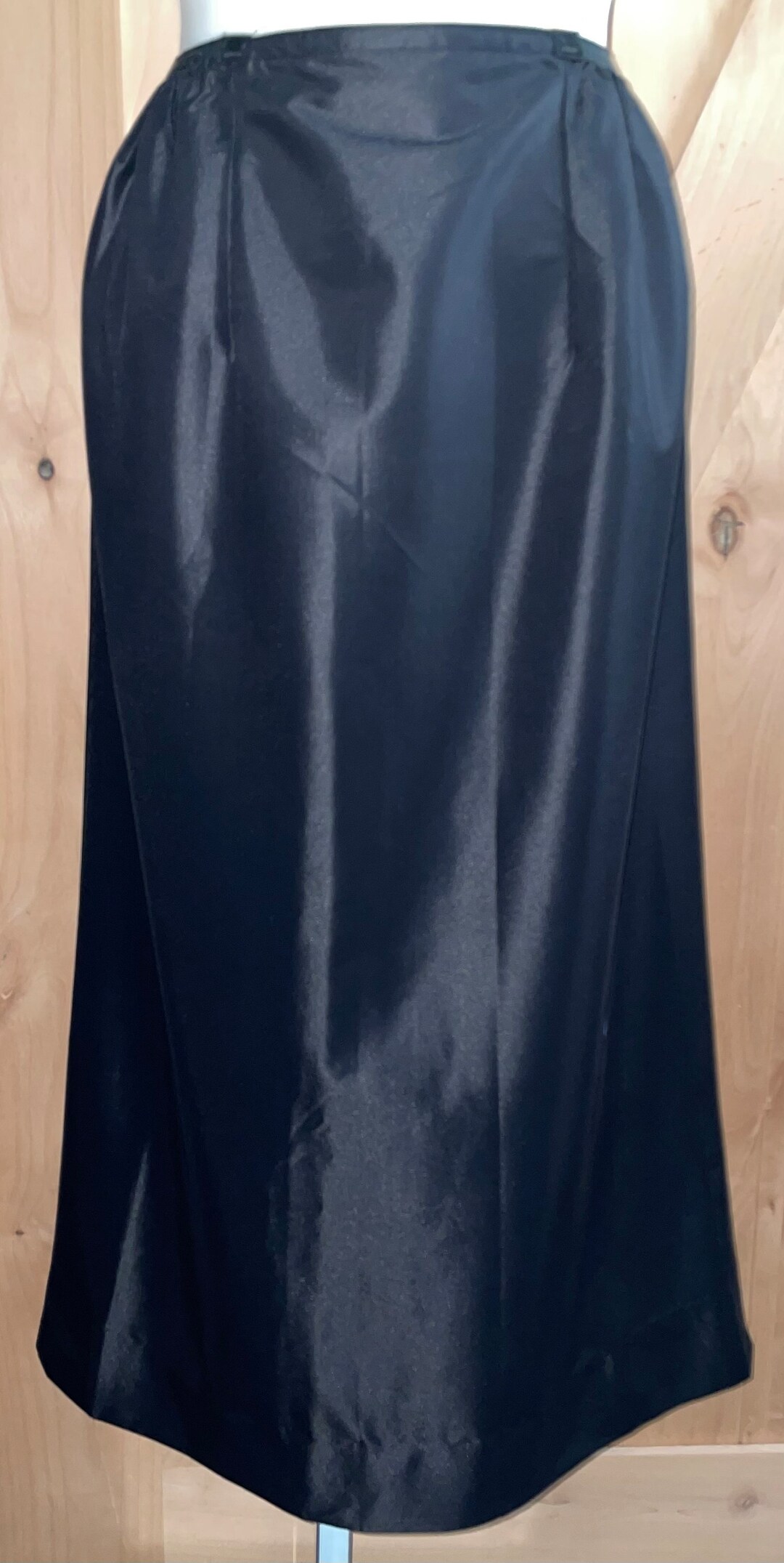 Classic Gothic Vintage Vassarette 1970's Long Black