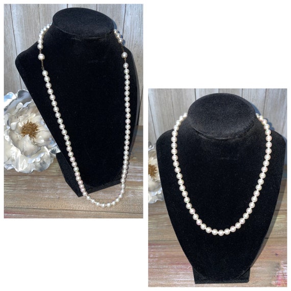 Exquisite Vintage 1940's Adjustable Length Faux Pe