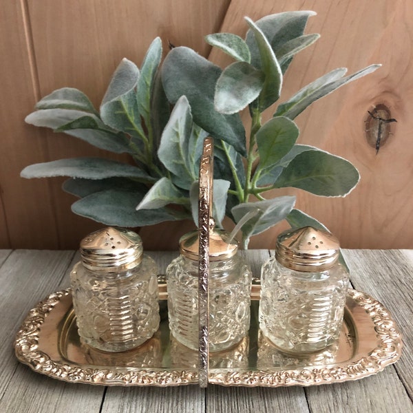 Glass Condiment Jars Etsy