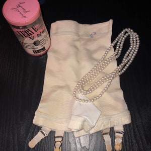 OLD STORE STOCK - Extremely Rare Vintage 1950&#39;s &quot;Verve&quot; Panty Girdle w/ Garters in Original Tube S