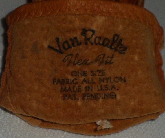Vintage Beautiful VAN RAALTE "Flex Fit" Brown Lea… - image 3
