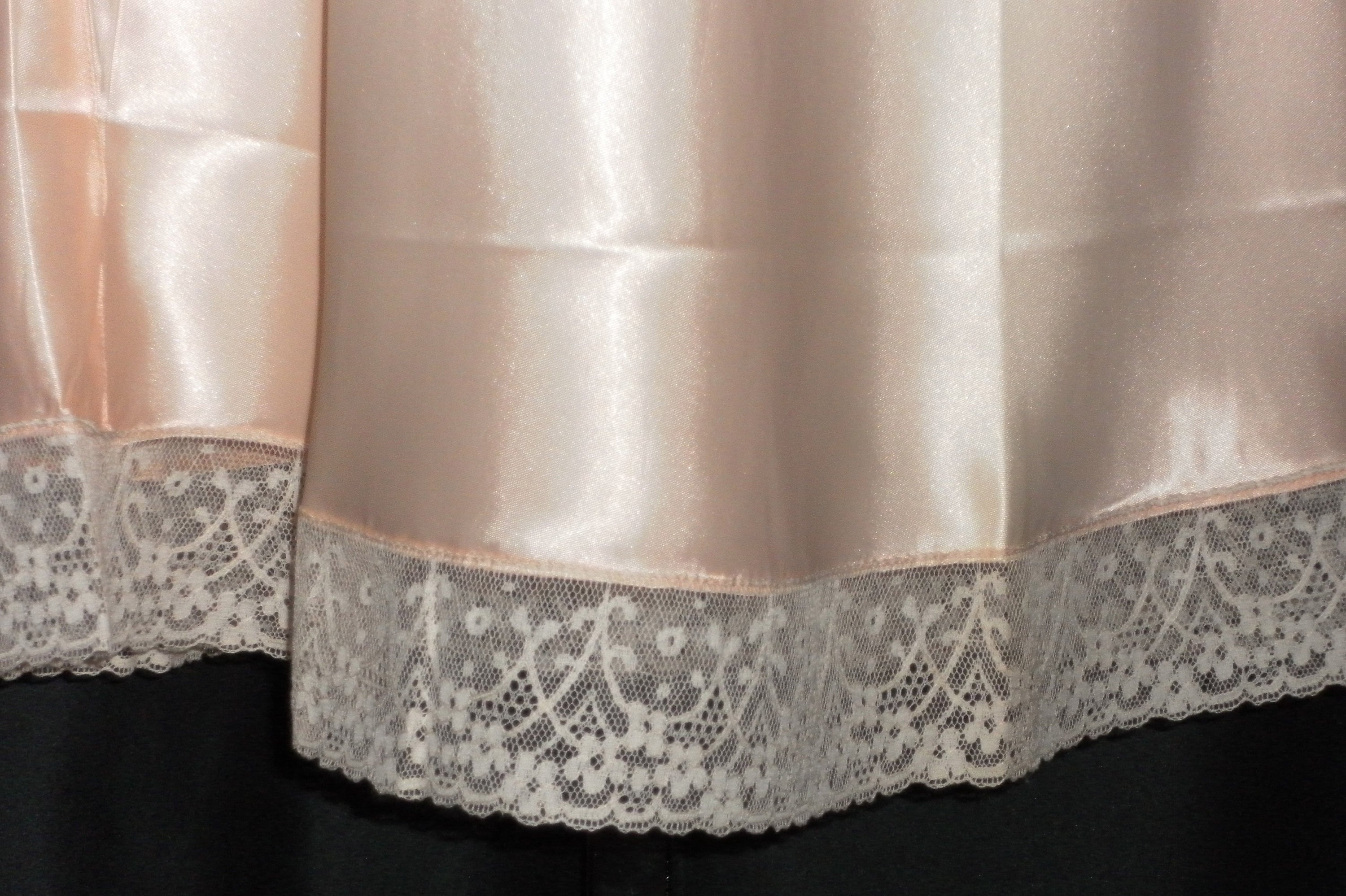 Top Shelf Vintage 1940's Glowing Rayon Satin Full Slip 36 Etsy