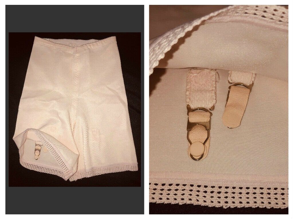 Precious 1960-70's Vintage Soft Pink JANTZEN Nylon Petite Girdle W