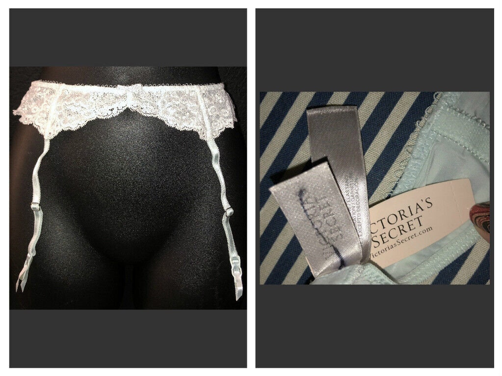 Victoria's Secret Dream Angels Push Up Bra Garter Panty Stockings