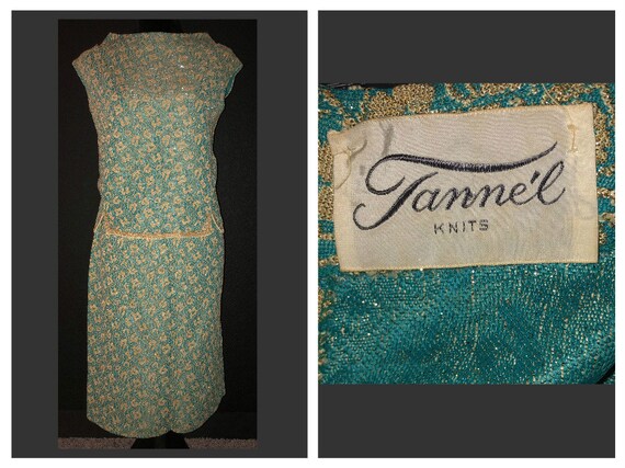Sleeveless Vintage 1960's Tanne'l 2 Piece Suit of