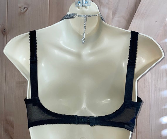 Sexiest Black Vintage 1950's BALI "Bow-Bra" w/ La… - image 5