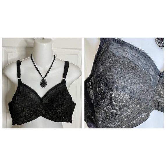 Intimates & Sleepwear  Black Sheer Secret In Lace Bullet Bras