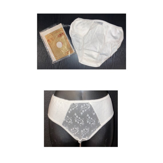 Buy Vintage 1960's Softest QUEEN White Cotton fair Ladies Underwear NOS  Panties M Online in India 