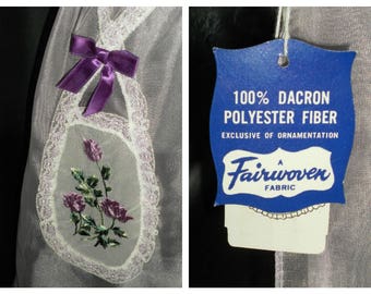 Lucky Find - New/Old Stock Sheer Lavender Glamour Apron - w/ Tags!