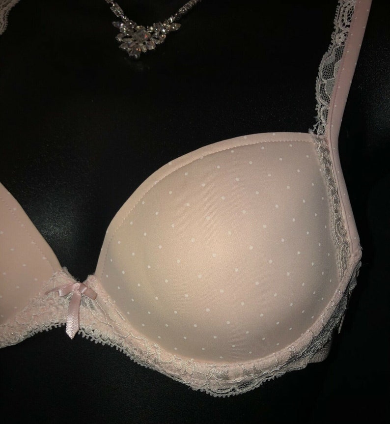 Free USA Shipping Upscale Bra Rose Pink Axelle Mold MARIE JO Haute Luxury Petite Padded & Wired 32A image 3