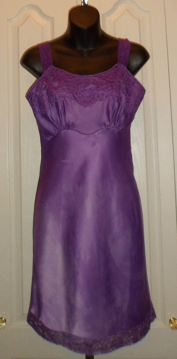 Vintage 1950's "BACK MAGIC" Custom Dyed Purple Sof