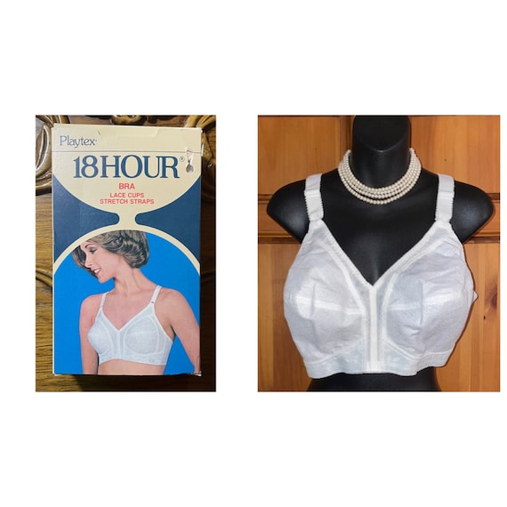 Playtex 18 Hour Wirefree Bra Posture Boost PowerSupport Side Back Smoothing  E525 