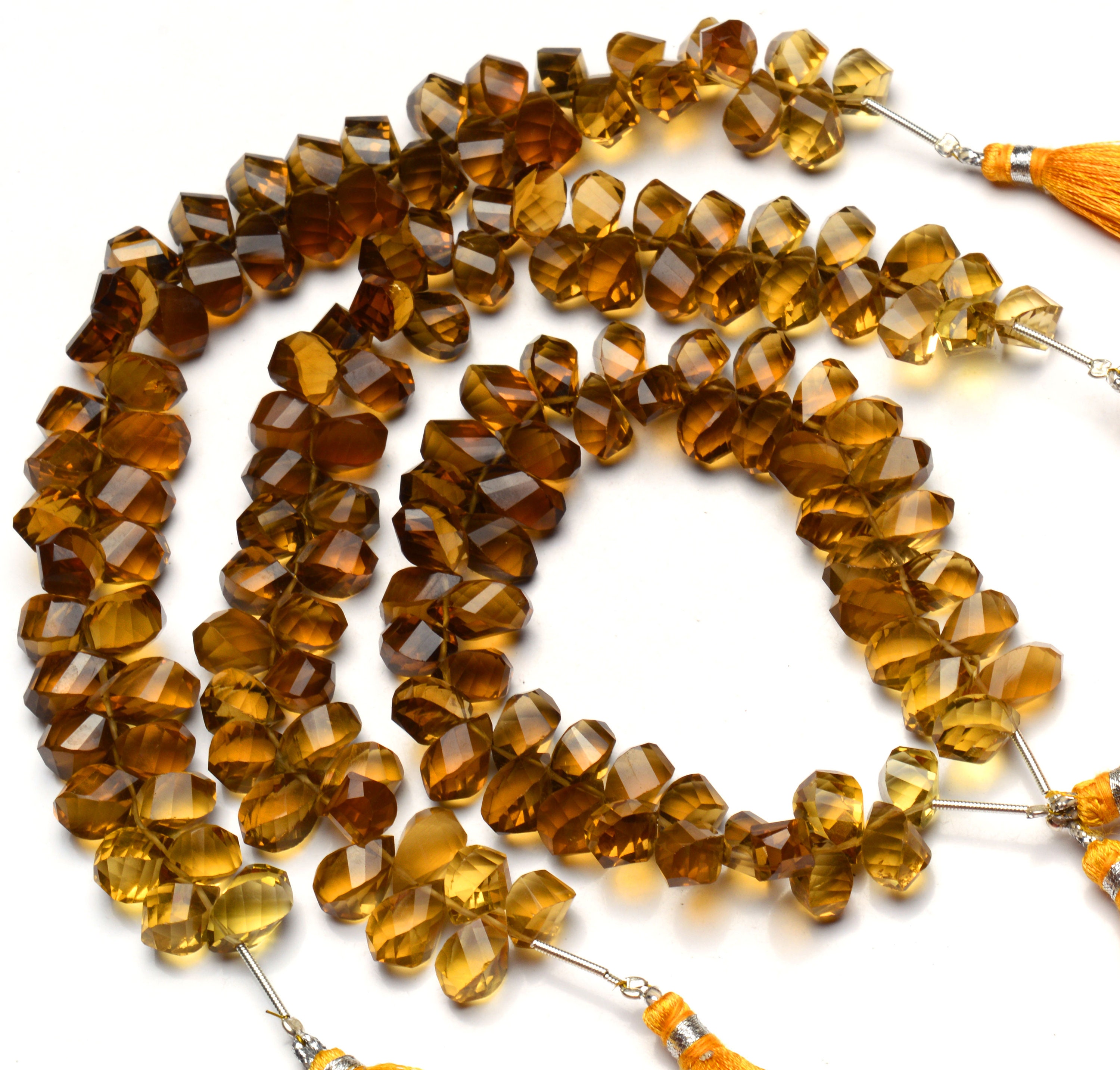 Natural Gemstone Honey Quartz Faceted 10x7 to 11x8mm Size Etsy UK