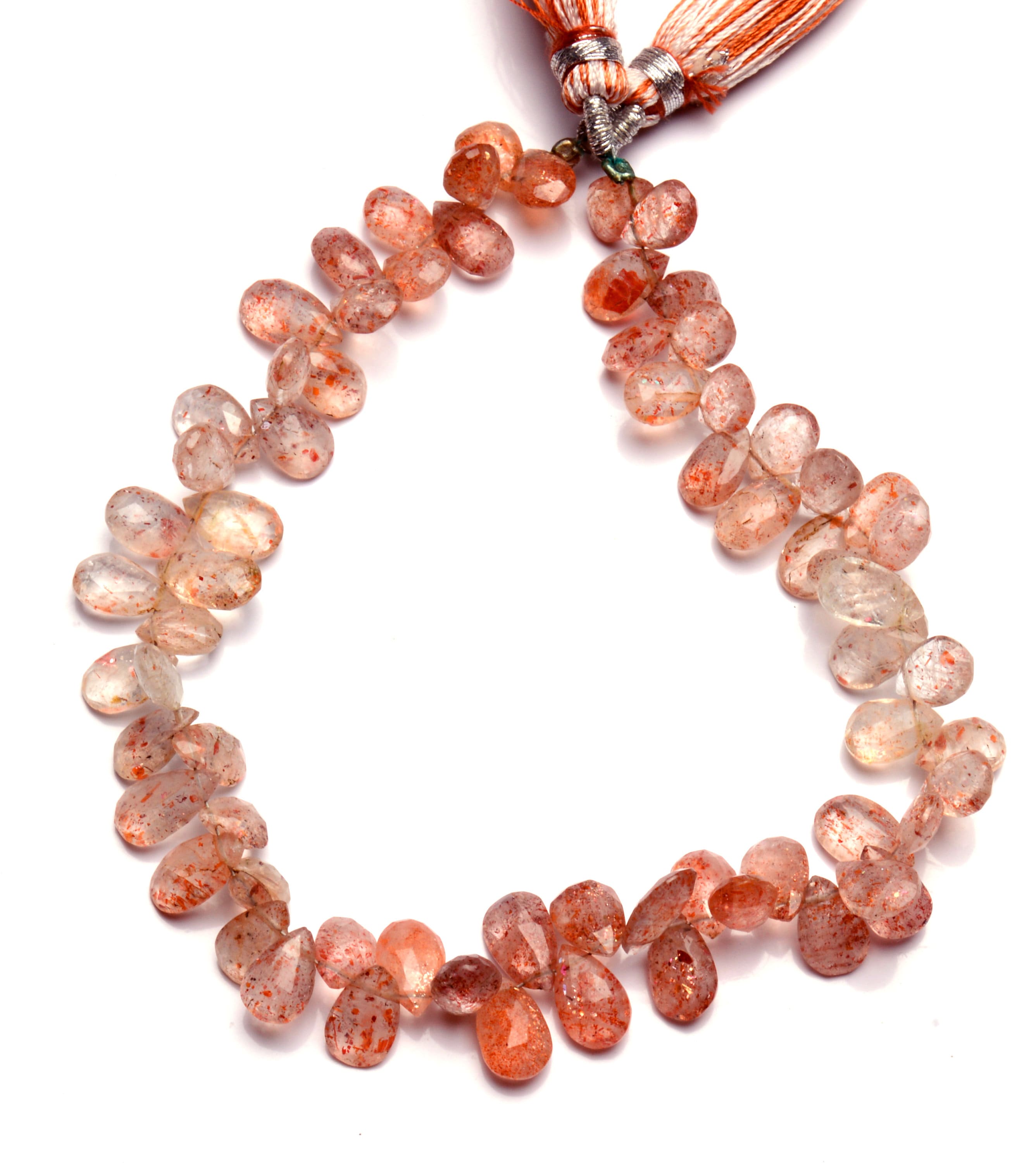 Natural Gemstone Oregon Sunstone Beads Faceted Pear Shape Etsy