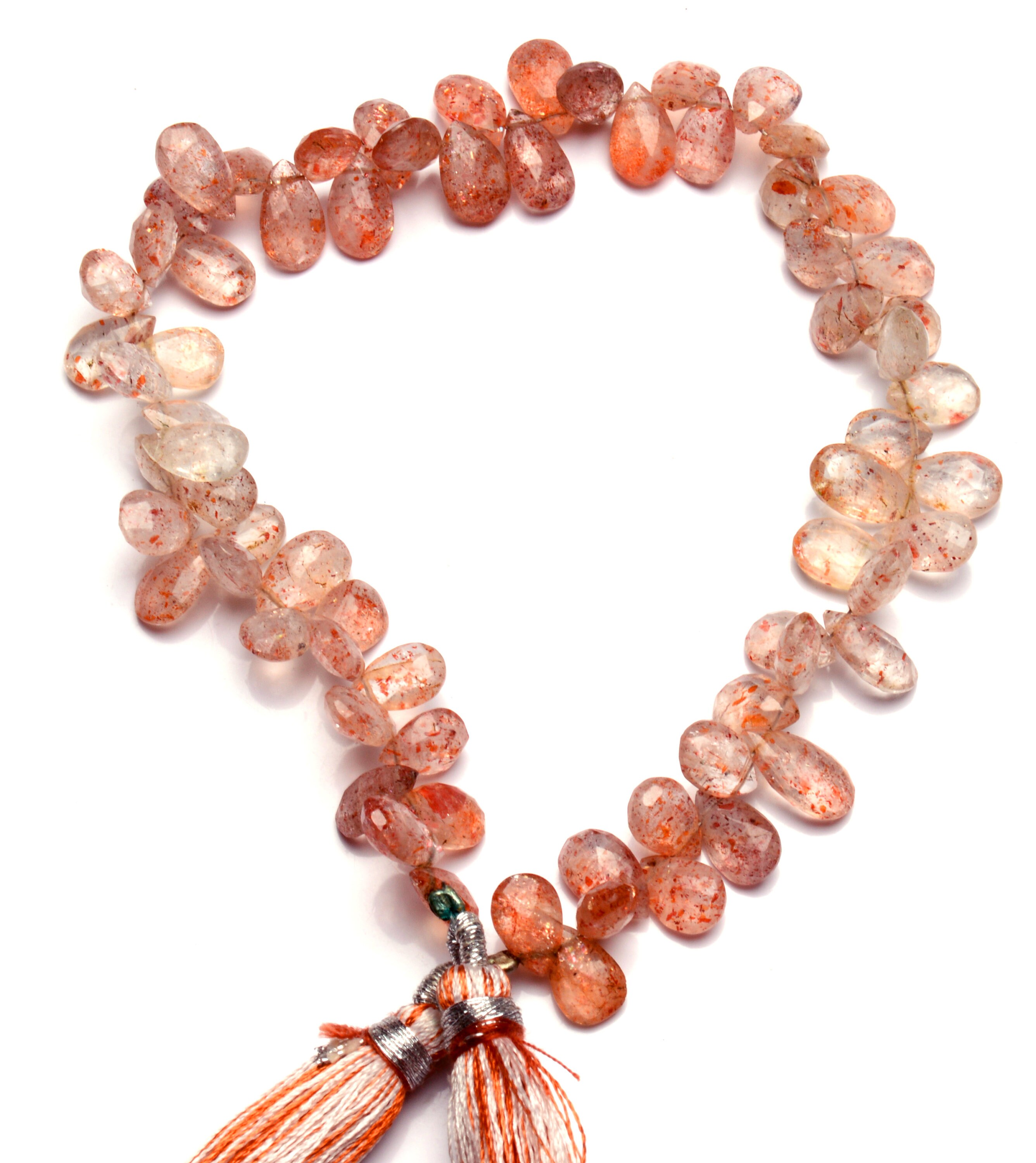 Natural Gemstone Oregon Sunstone Beads Faceted Pear Shape Etsy