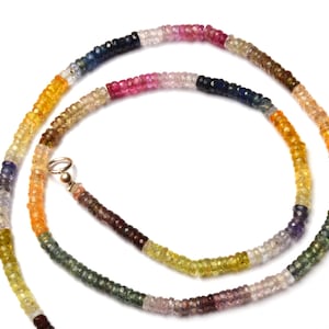 Multicolor Sapphire Necklace