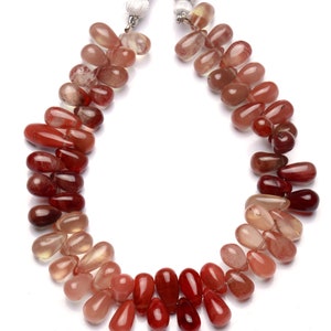 labradorita de andesina natural, briolette suave en forma de lágrima, hebra completa de 8 pulgadas, cuentas de tamaño aproximado de 9x6 a 10x6 mm, cuentas de gemas raras