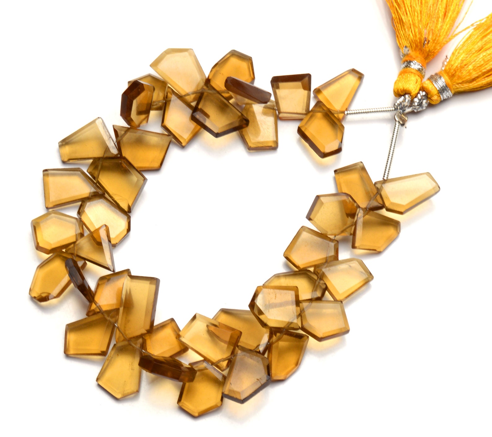 Natural Gemstone Honey Quartz 7 to 8mm Broad and 10 to 13mm Etsy