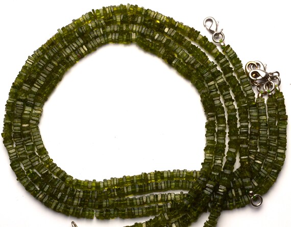 NATURAL GEM VASONITE SUPER FINE QUALITY 2-4MM SMOOTH RONDELLES BEAD 18" NECKLACE NATURAL GEM VASONITE SUPER FINE QUALITY 2-4MM SMOOTH RONDELLES BEAD 18" NECKLACE