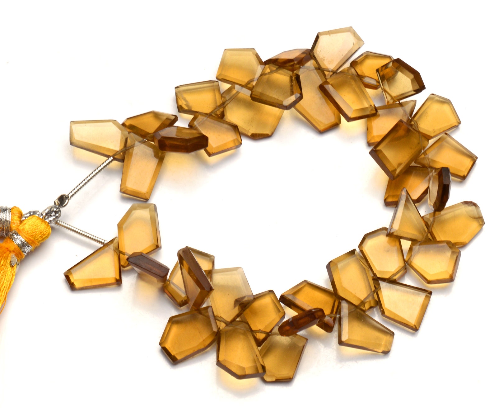 Natural Gemstone Honey Quartz 7 to 8mm Broad and 10 to 13mm Etsy