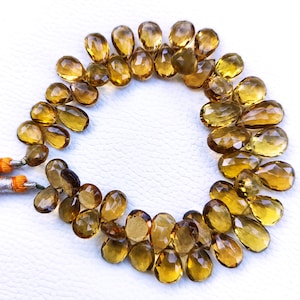 Faceted Honey Quartz
