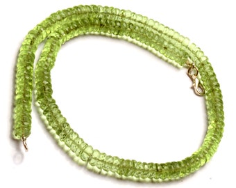 ペリドットカラークォーツ 7.5 mm サイズ ファセットヘイシシェイプ