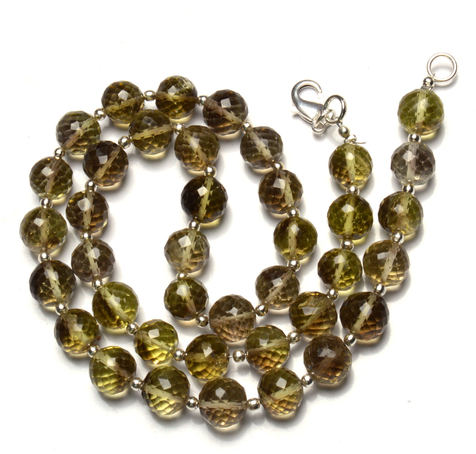 Natural Gemstone Smoky & Honey Quartz 8.5MM Approx. Faceted Etsy