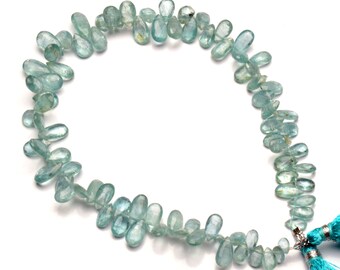 アクアブルーカイヤナイト、ペアブリオレット、7 x 4 ～ 9 x 5 mm