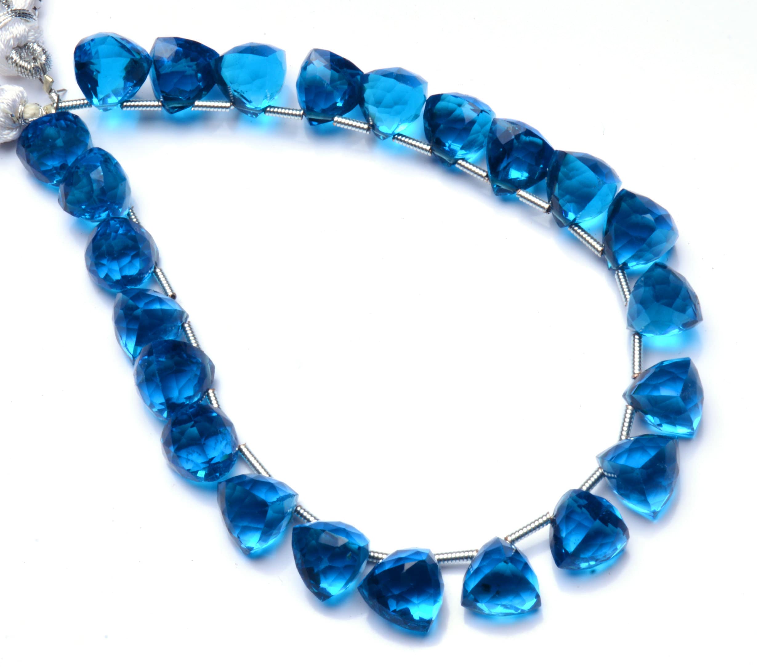 ネオンアパタイトカラーハイドロクォーツファセットカット7～8mm約3D