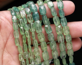 Green Mint Kyanite Multiple Size Baguette Shape Nugget Beads 9&quot; Full Strand