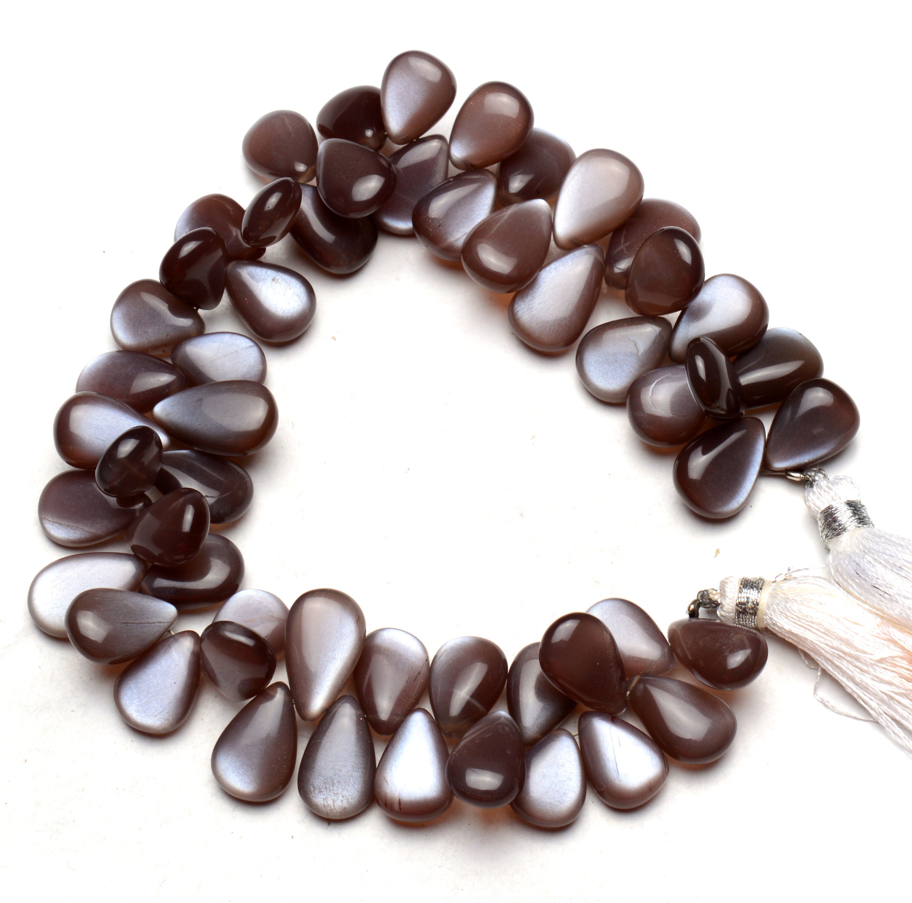 Natural Gemstone Chocolate Brown Moonstone Beads 12x8 to Etsy