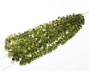 高品質ペリドット・グラデーションカットビーズ 高品質ペリドット・グラデーションカットビーズ