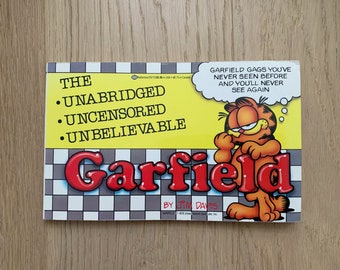 Garfield Book, Special Edition Vintage Garfield Book, Unabridged, 1986 Book, Cats, Jim Davis, 80s Collectibles