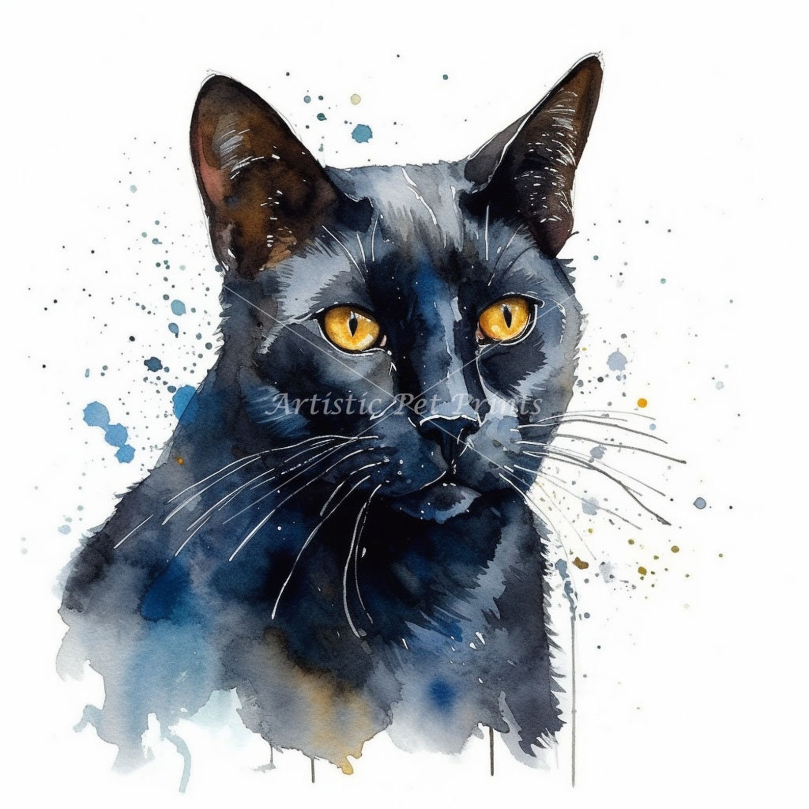 Bombay Cat Clipart - 10 High Quality Watercolor Jpg's - Digital ...