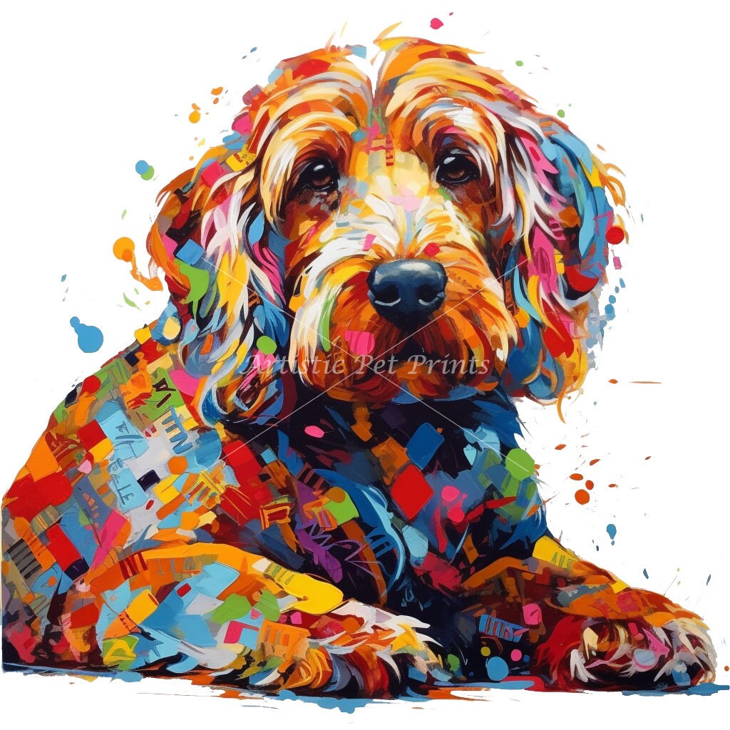 Cockapoo Digital Cockapoo Clipart - 10 High Quality Jpg's - Digital Download! Wall Art ...