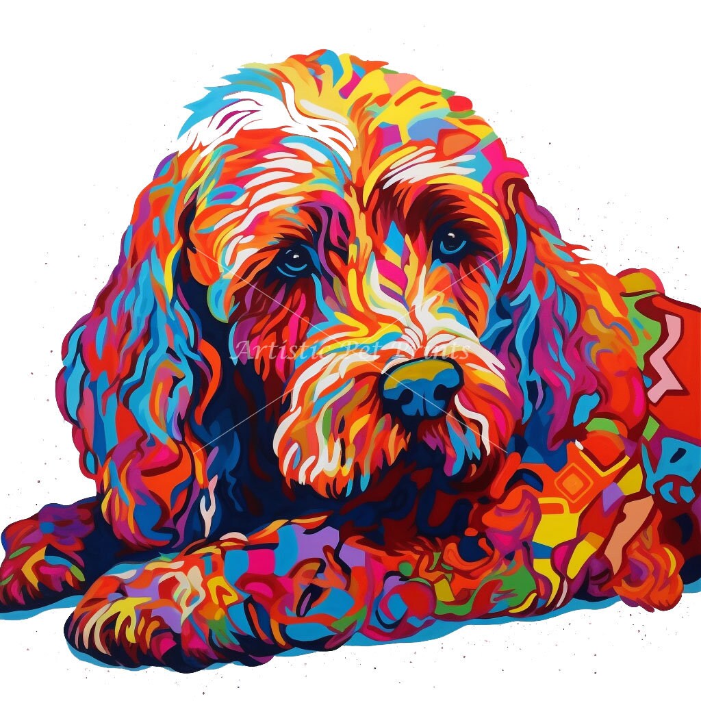 Cockapoo Digital Cockapoo Clipart - 10 High Quality Jpg's - Digital Download! Wall Art ...