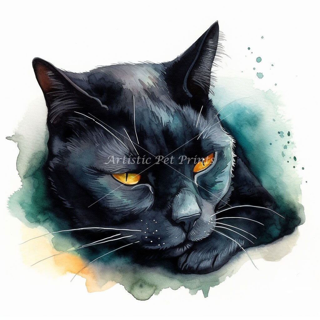 Bombay Cat Clipart - 10 High Quality Watercolor Jpg's - Digital ...