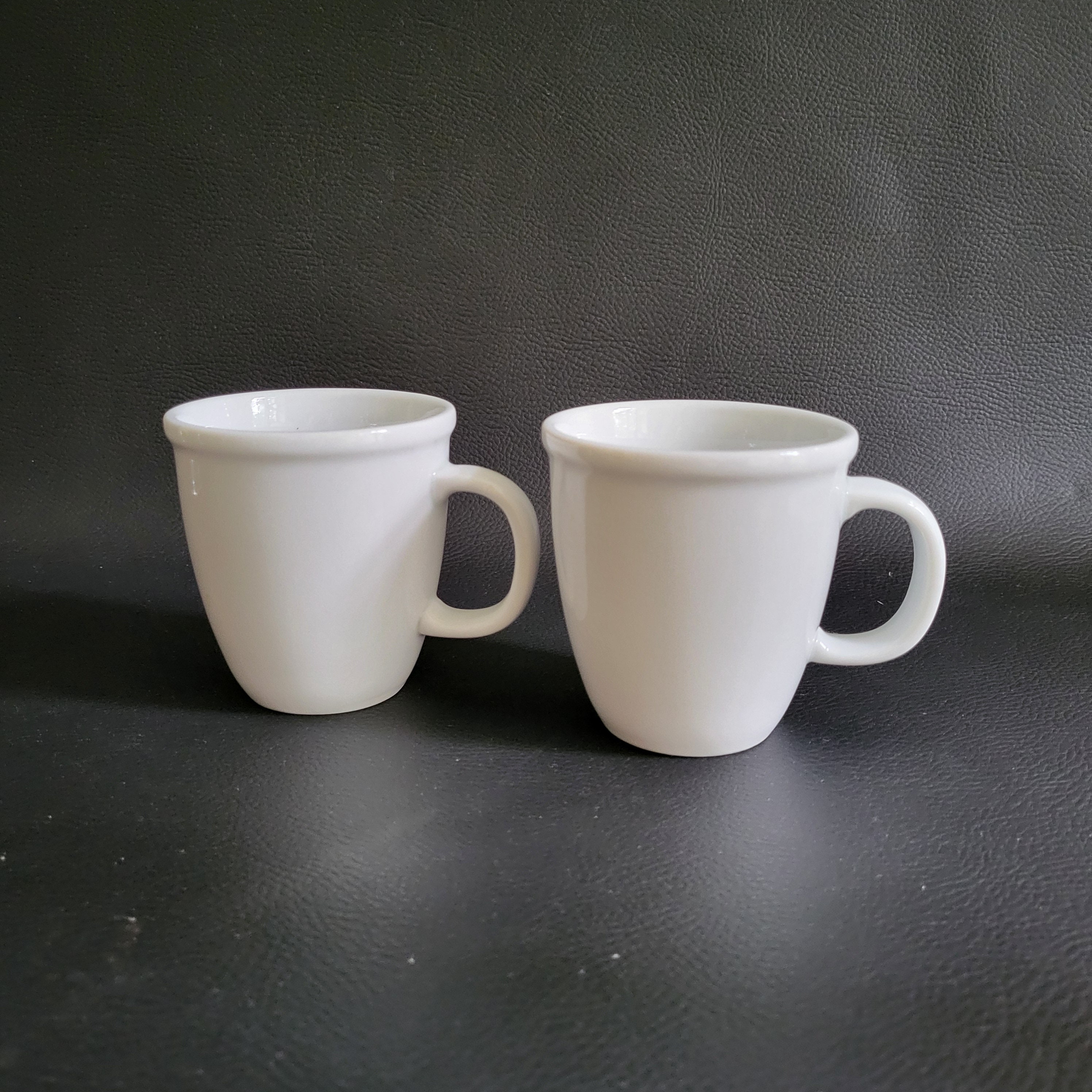 Bodum Corona White China Mugs Vintage UK