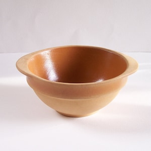 Schale aus Gien-Sandstein mit Vintage-Ohren Made in France
