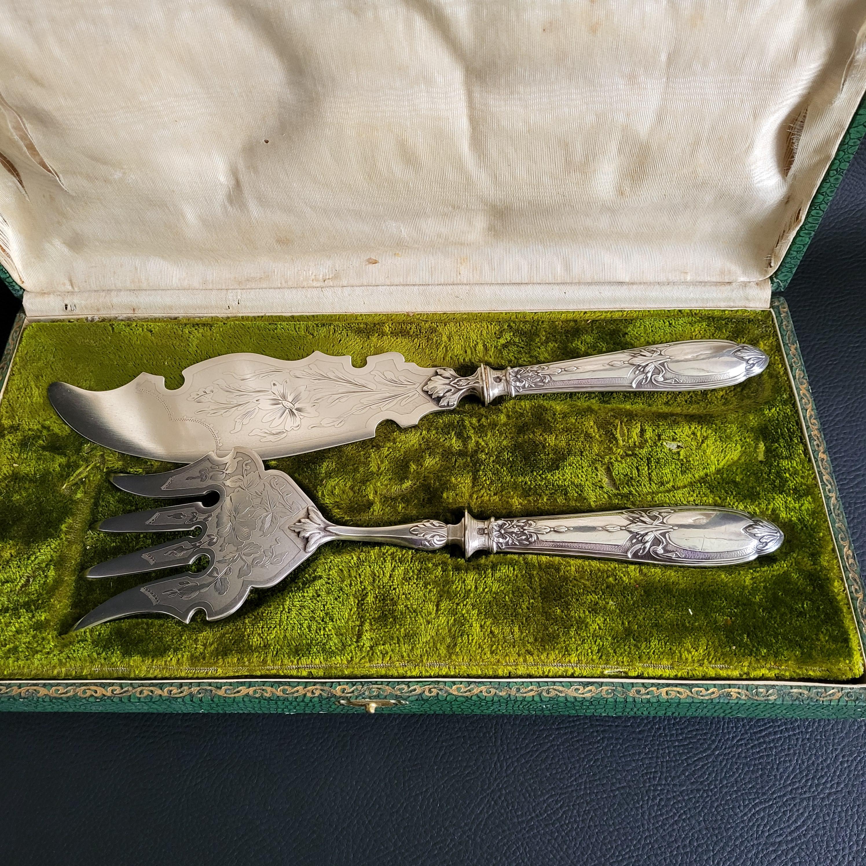 Antique Fish Servers - Etsy