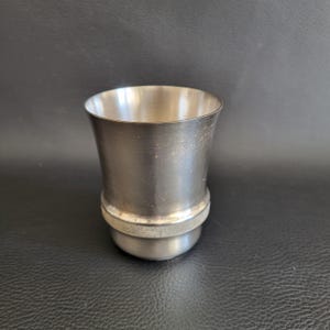 Silver plated baby tumbler Christening gift birth gift silver plated by silversmith NC vintage Made in France