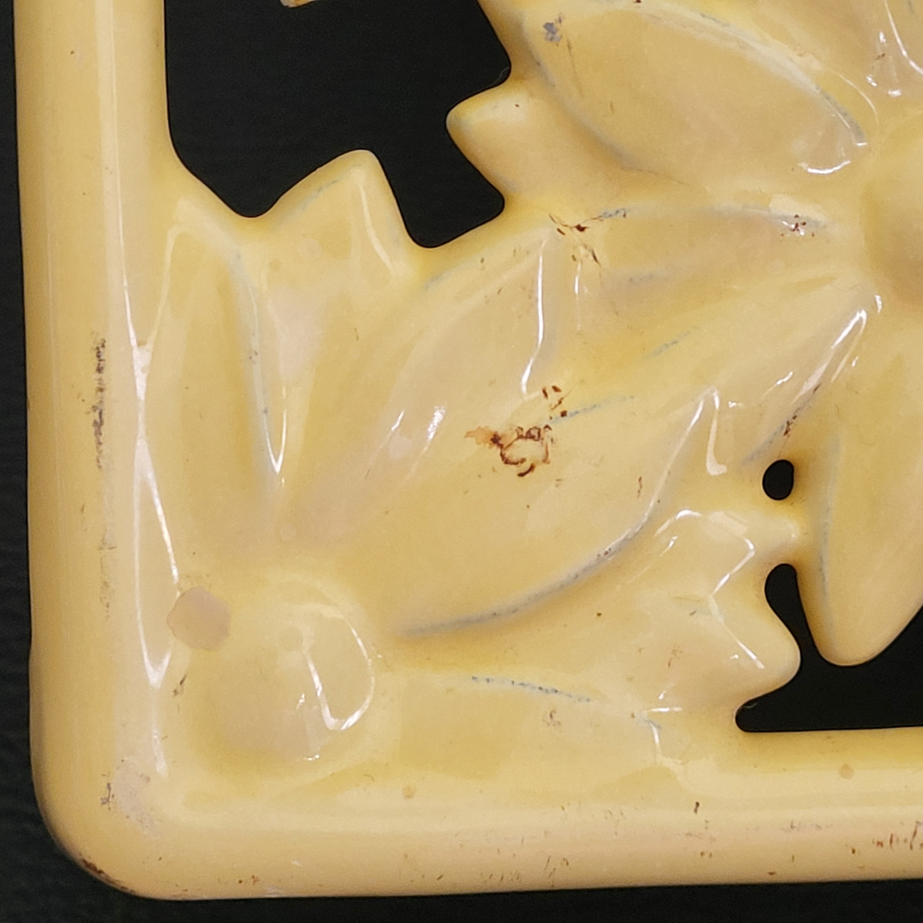 Dessous de plat en fonte émaillée Invicta vintage - Arts de la table