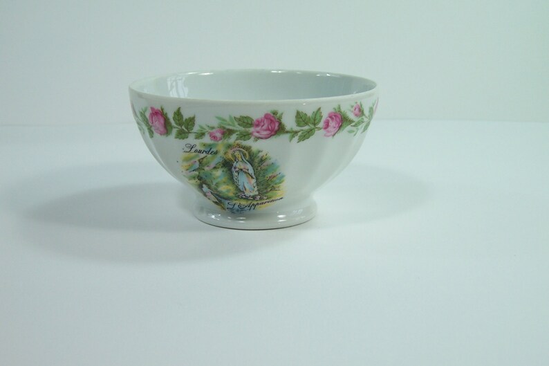 Bol à céréales 15 cm la belle /"BLANC/" Frise porcelaine