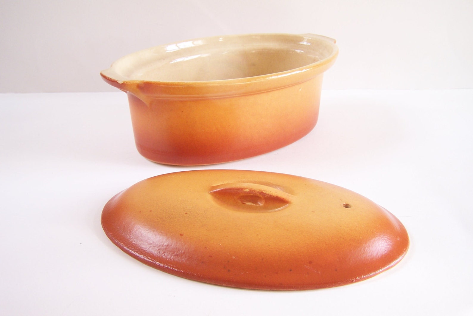 Terrine en céramique flammée Durofeu Faïencerie culinaire Etsy