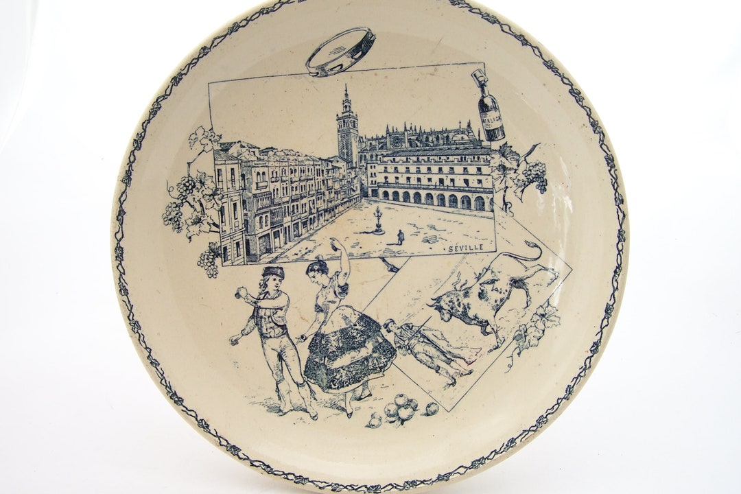 Luneville French Compote Dish Seville Decor From Luneville Etsy