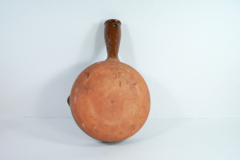 Poêlon/caquelon Le Creuset Motif Tulipe - Fonte émaillée Avec Couvercle - Occasion